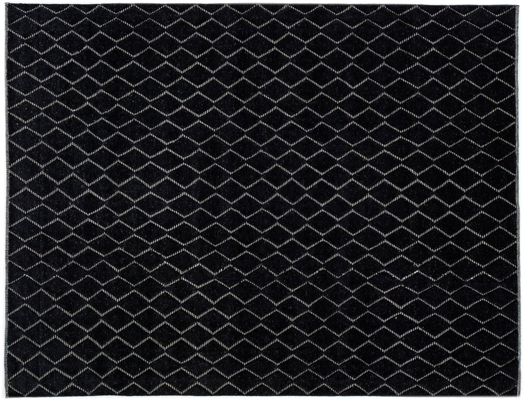 Modern Moroccan Style Wool Rug 9 x 12