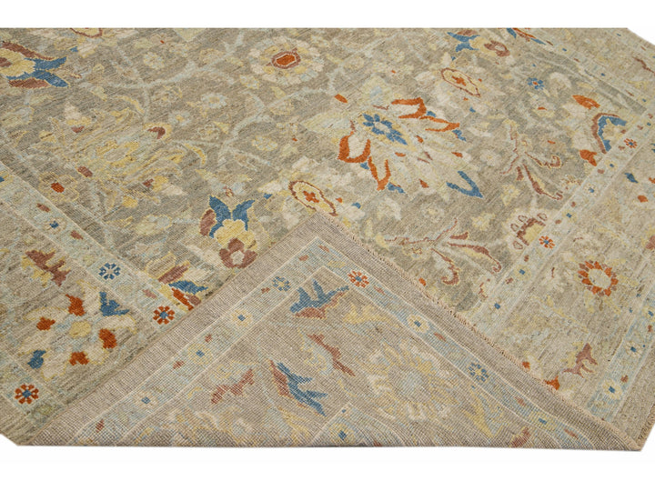 Modern Sultanabad Wool Rug