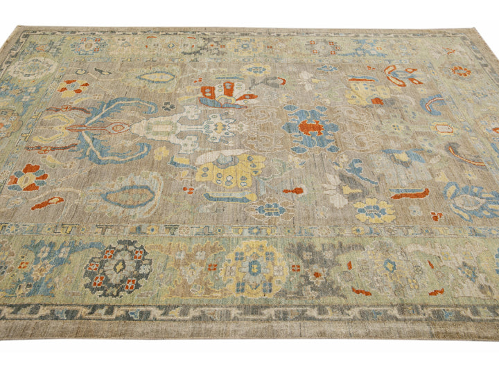 Modern Sultanabad Wool Rug 7 X 10