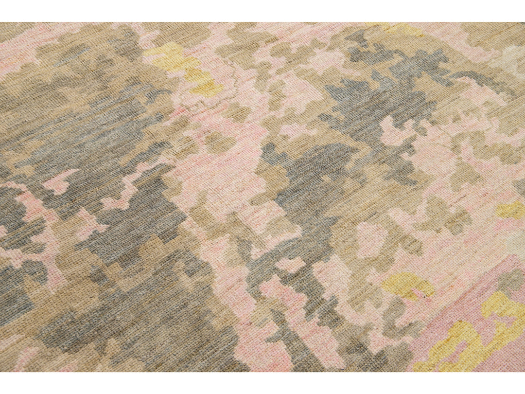 Modern Abstract Wool Rug 7 X 8