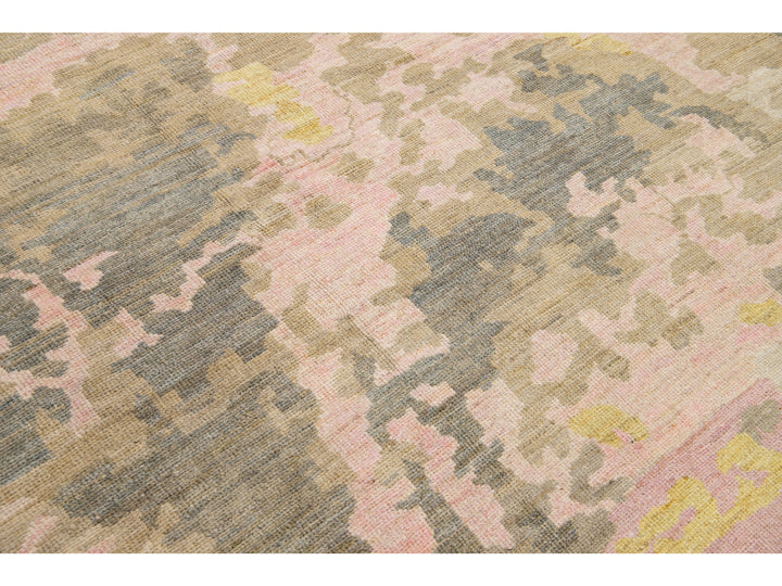 Modern Abstract Wool Rug 7 X 8