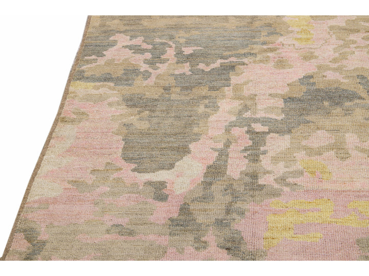 Modern Abstract Wool Rug 7 X 8