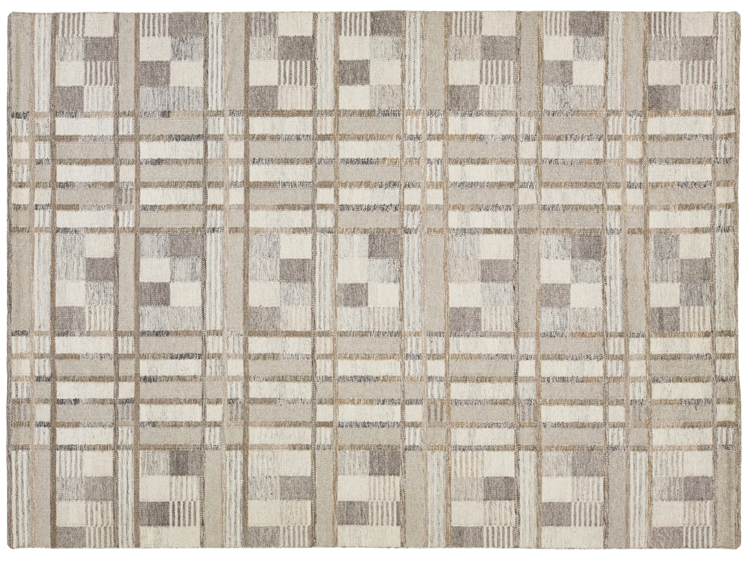 Modern Swedish Wool Rug 9 X 12