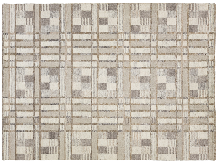 Modern Swedish Wool Rug 9 X 12