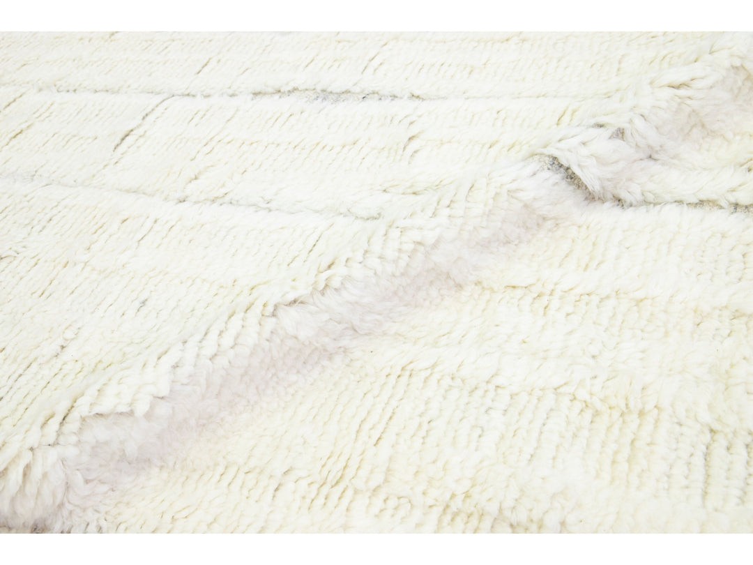 Modern Moroccan Wool Rug 8 X 10