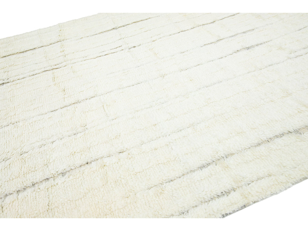 Modern Moroccan Wool Rug 8 X 10