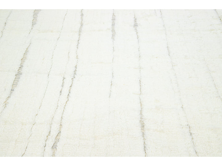Modern Moroccan Wool Rug 8 X 10