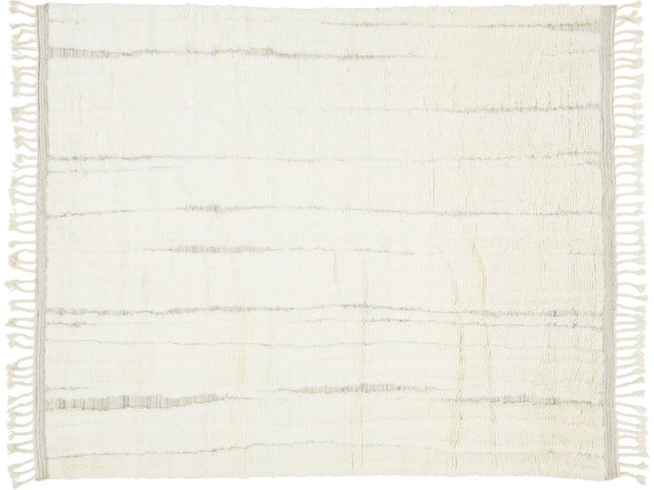 Modern Moroccan Wool Rug 8 X 10