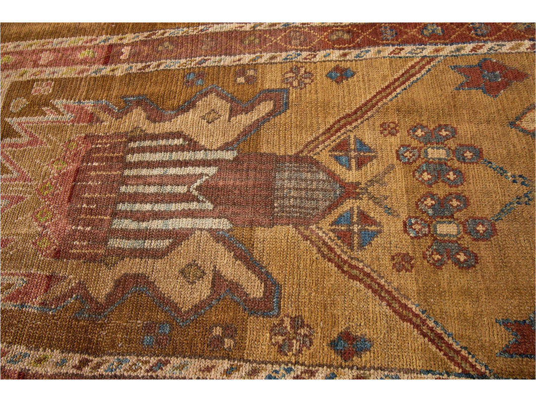 Vintage Bakshaish Tribal Wool Runner 3 X 9
