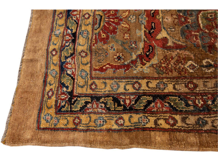 Late-20th Century Vintage Bakshaish Tribal Wool Runner Rug 3 X 14