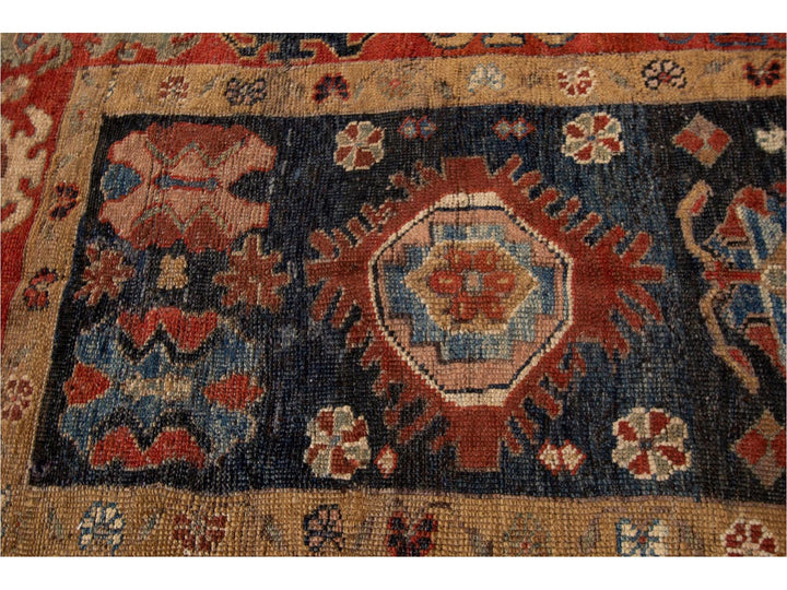 Vintage Tribal Bakshaish Rug, 4x10