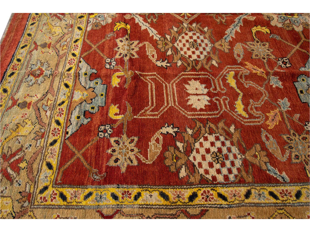 Vintage Bakshaish Tribal Wool Rug 10 X 12