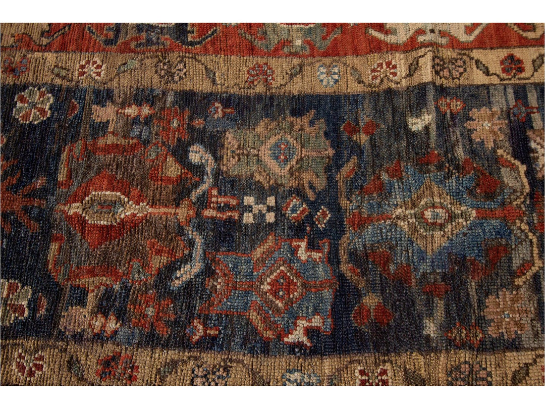 Vintage Style Bakshaish Rug, 4' X 10'