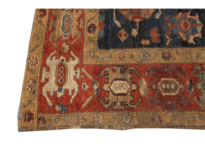 Late-20th Century Vintage Bakshaish Tribal Wool Runner Rug 4 X 11