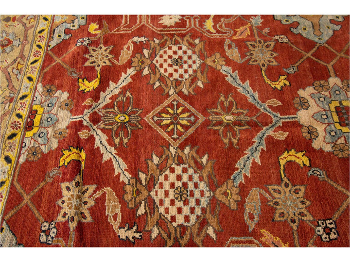 Vintage Bakshaish Tribal Wool Rug 10 X 12