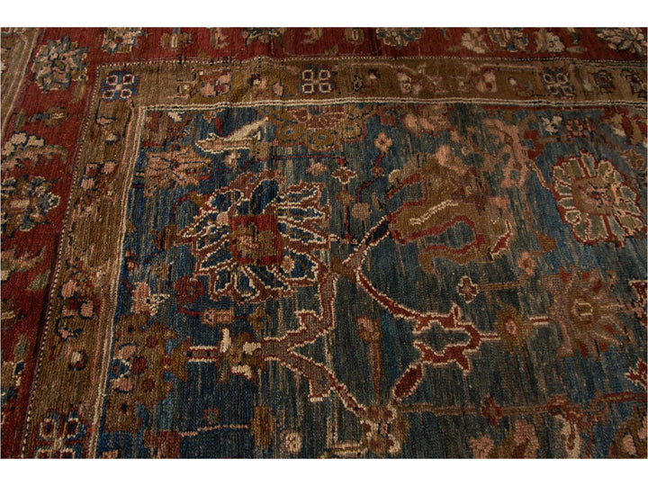 Vintage Bakshaish Tribal Wool Rug 7 X 8