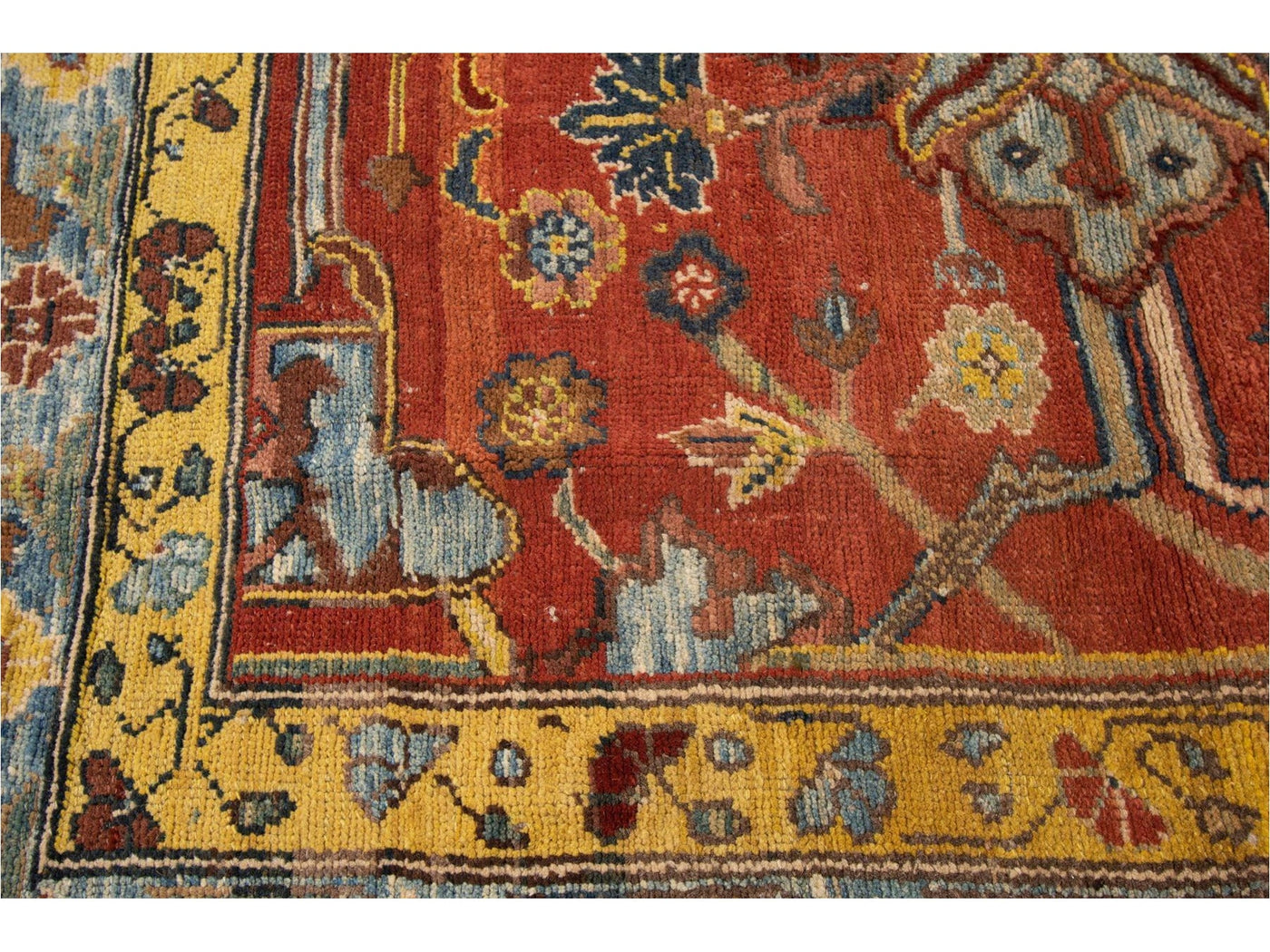 Late-20th Century Vintage Persian Tribal Bakshaish Wool Rug 7 X 9