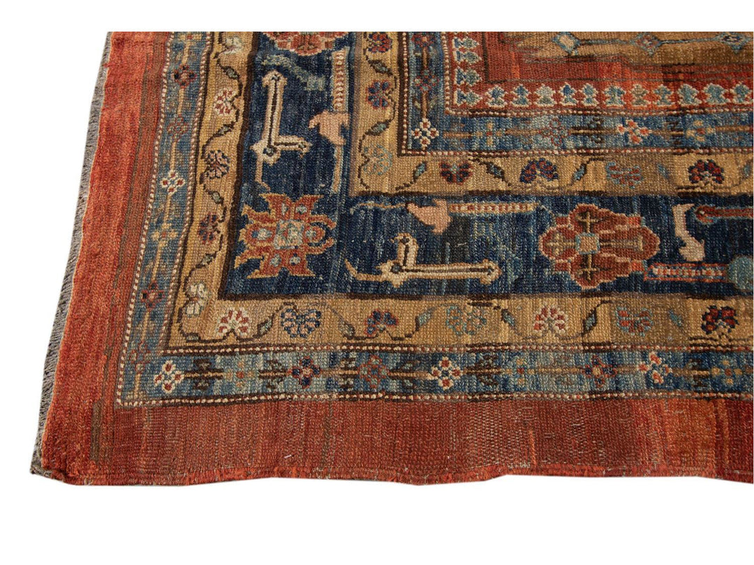 Vintage Bakshaish Tribal Wool Rug 8 X 14