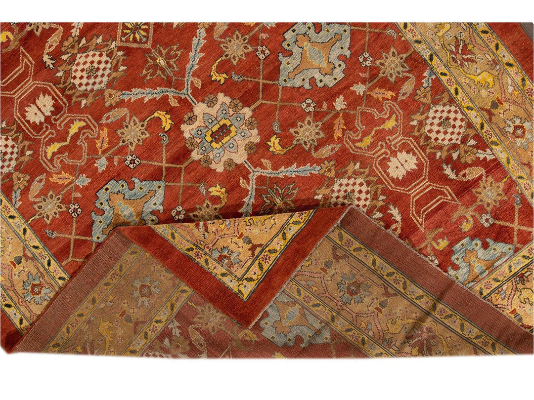 Vintage Bakshaish Tribal Wool Rug 10 X 12