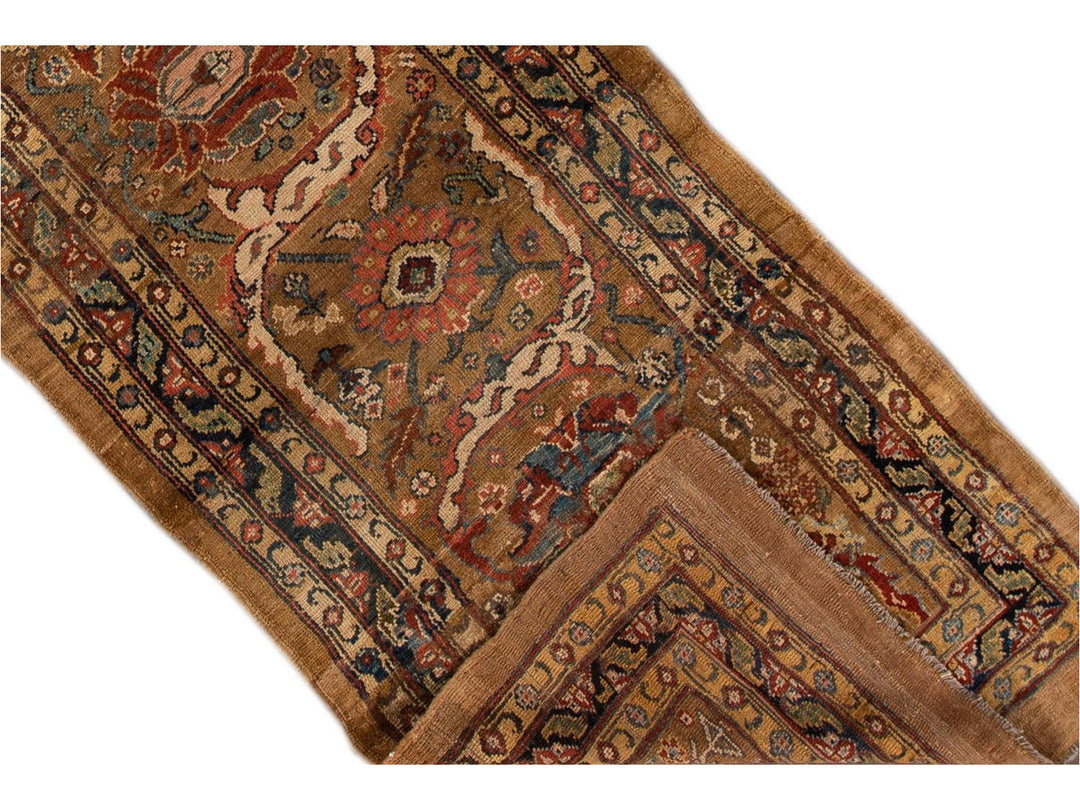 Late-20th Century Vintage Bakshaish Tribal Wool Runner Rug 3 X 14