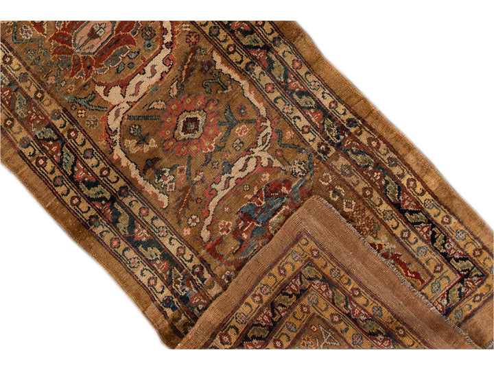 Late-20th Century Vintage Bakshaish Tribal Wool Runner Rug 3 X 14