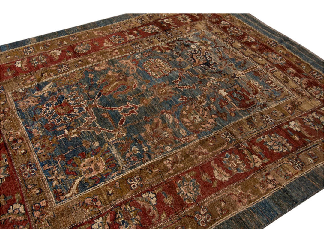 Vintage Bakshaish Tribal Wool Rug 7 X 8