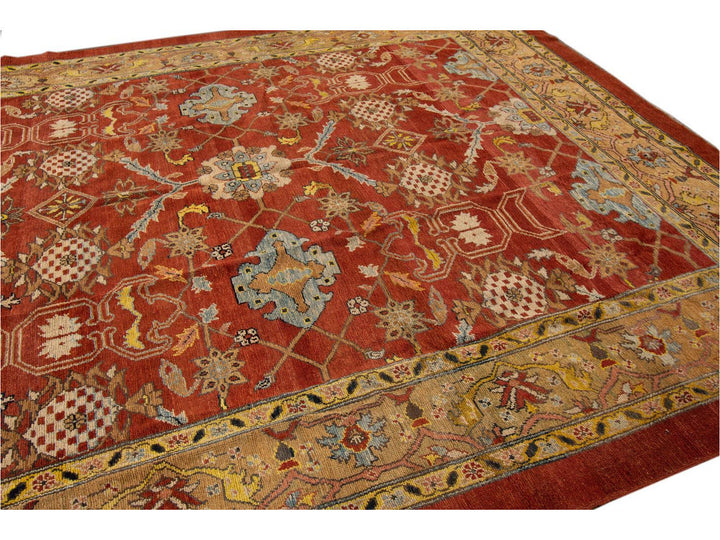 Vintage Bakshaish Tribal Wool Rug 10 X 12