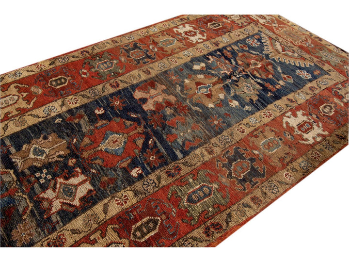 Vintage Style Bakshaish Rug, 4' X 10'