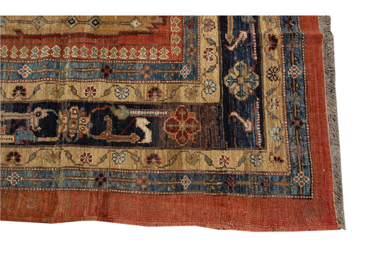 Vintage Bakshaish Tribal Wool Rug 8 X 14