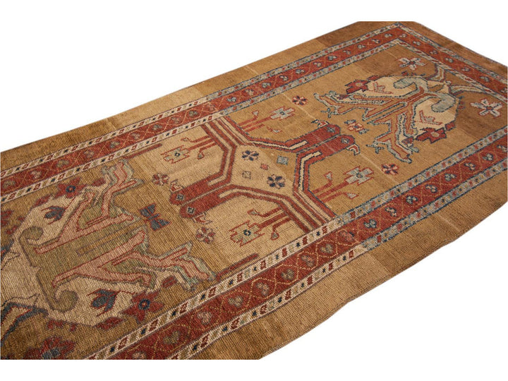 Vintage Bakshaish Tribal Wool Runner 3 X 9
