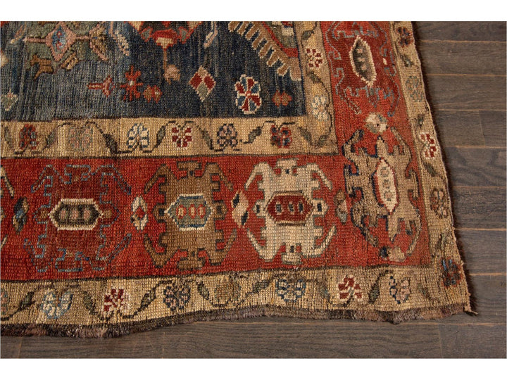 Vintage Tribal Bakshaish Rug, 4x10