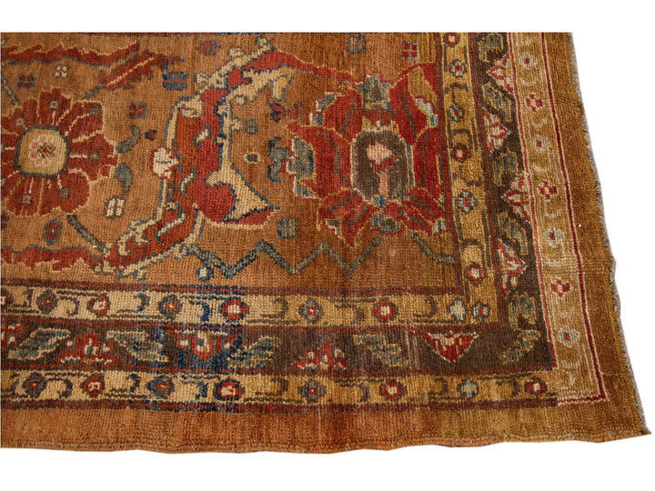 Late-20th Century Vintage Bakshaish Tribal Wool Runner Rug 3 X 14