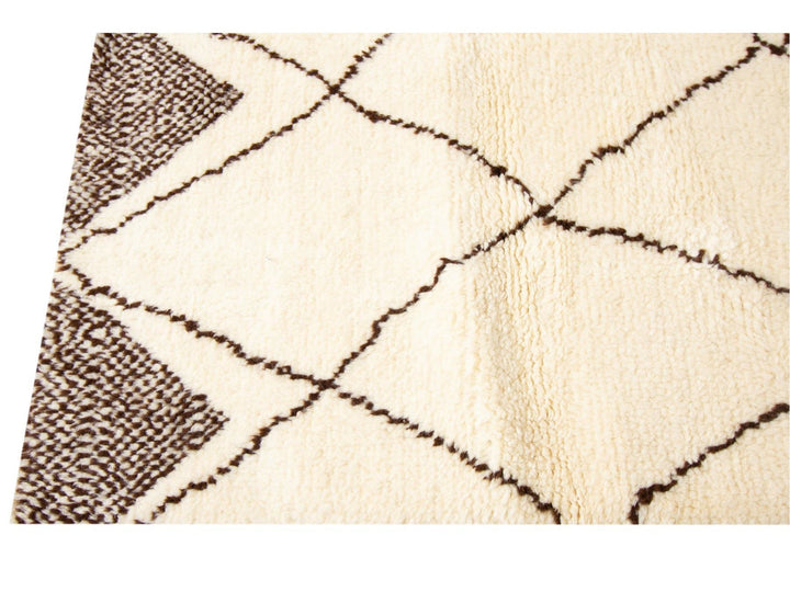 Modern Moroccan Style Wool Rug 10 X 14