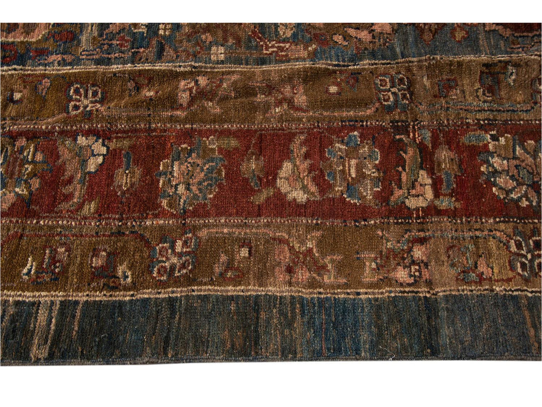 Vintage Bakshaish Tribal Wool Rug 7 X 8
