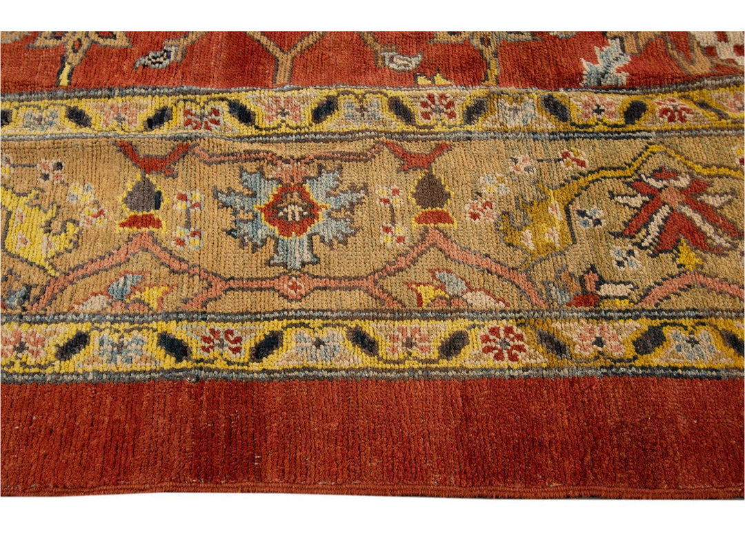 Vintage Bakshaish Tribal Wool Rug 10 X 12