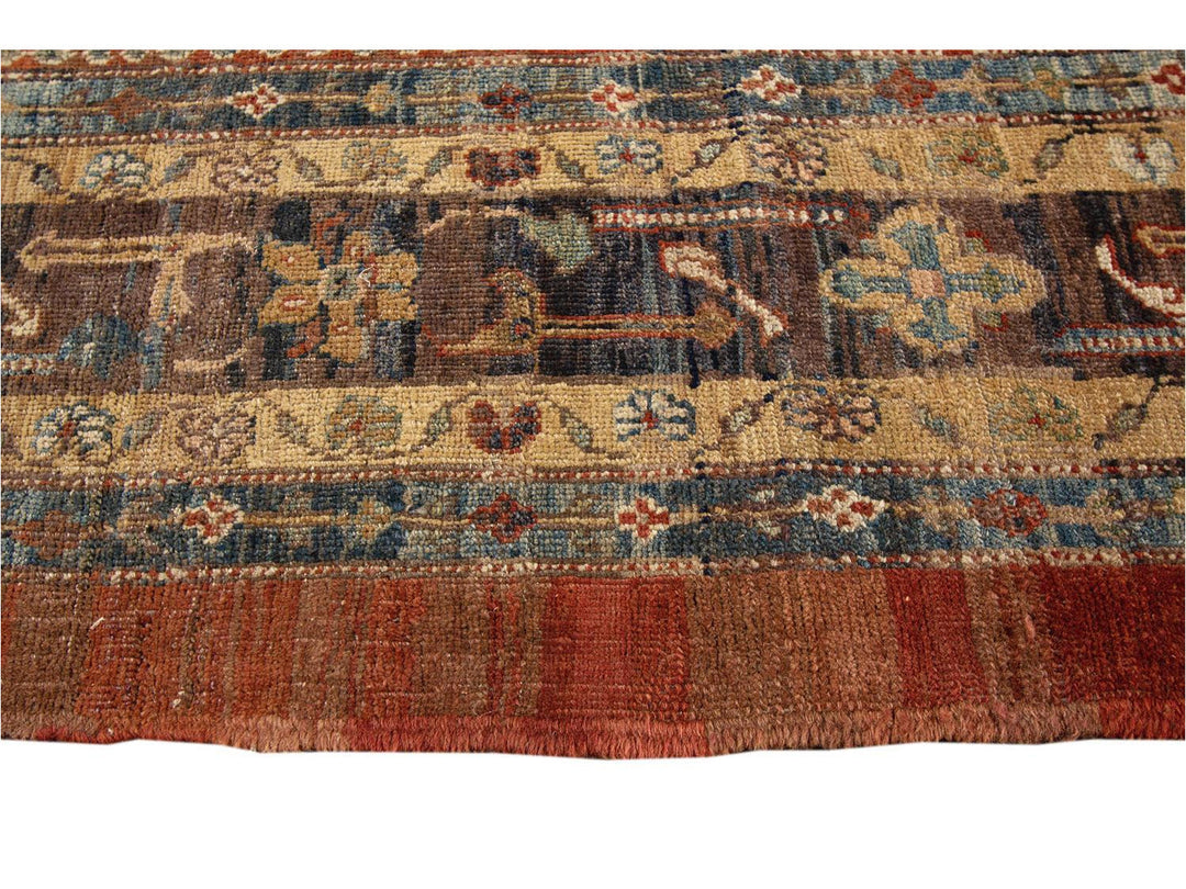 Vintage Bakshaish Tribal Wool Rug 8 X 14