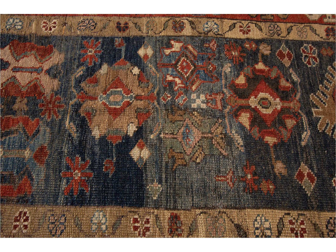 Vintage Tribal Bakshaish Rug, 4x10