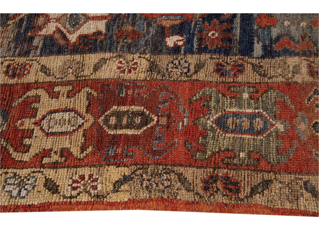 Vintage Style Bakshaish Rug, 4' X 10'