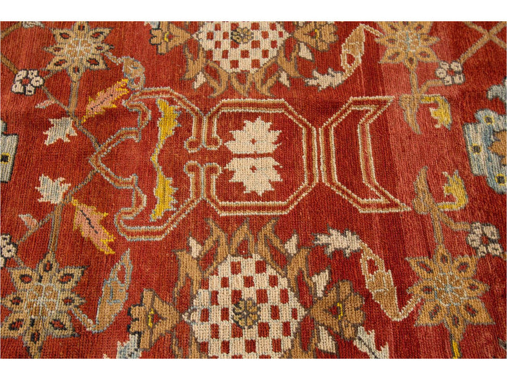 Vintage Bakshaish Tribal Wool Rug 10 X 12
