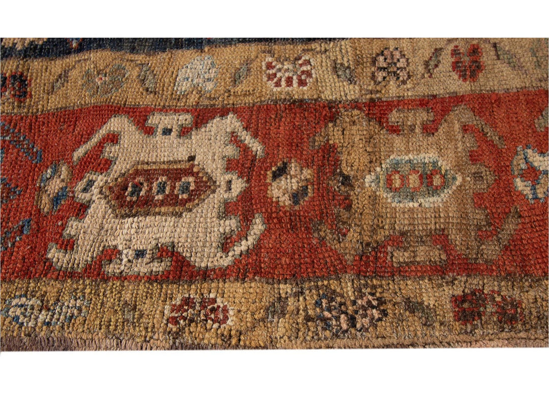 Vintage Tribal Bakshaish Rug, 4x10