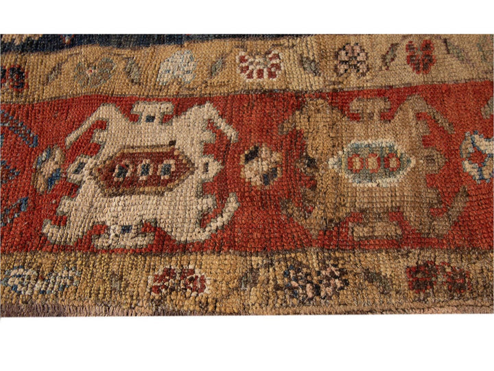 Vintage Tribal Bakshaish Rug, 4x10