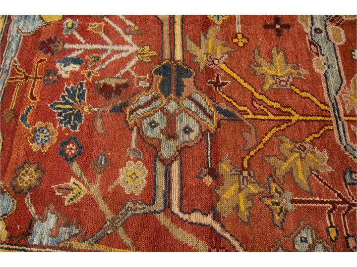 Late-20th Century Vintage Persian Tribal Bakshaish Wool Rug 7 X 9