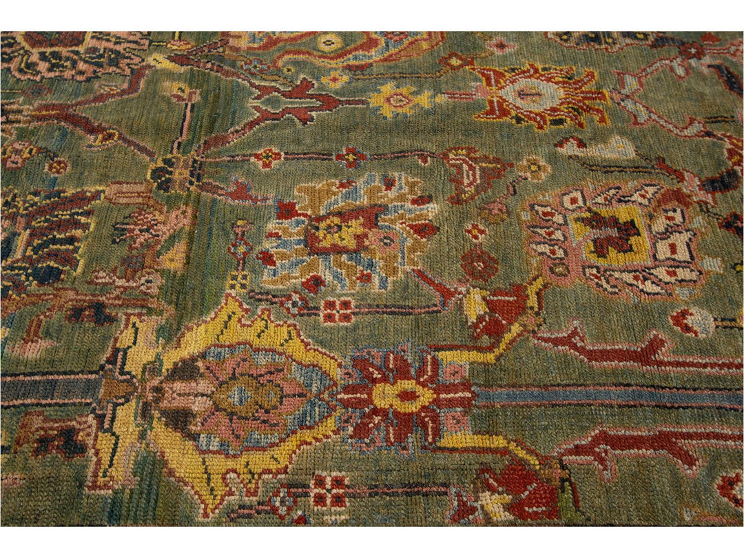 Vintage Bakshaish Tribal Wool Rug 7 X 8