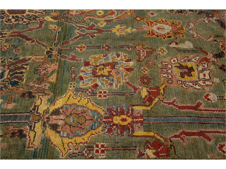 Vintage Bakshaish Tribal Wool Rug 7 X 8