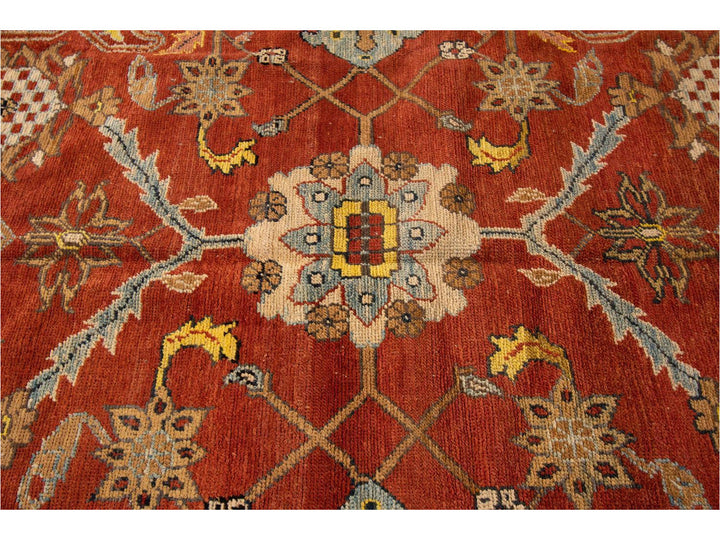 Vintage Bakshaish Tribal Wool Rug 10 X 12