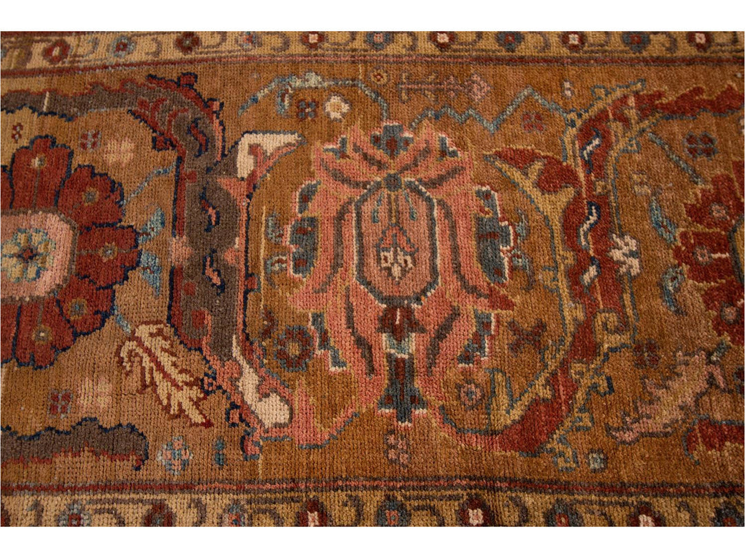 Late-20th Century Vintage Bakshaish Tribal Wool Runner Rug 3 X 14