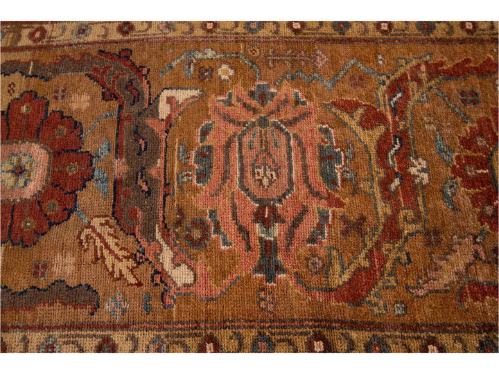 Late-20th Century Vintage Bakshaish Tribal Wool Runner Rug 3 X 14