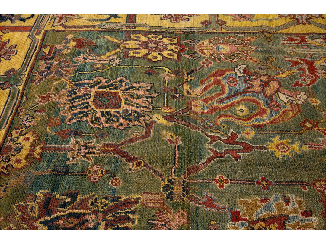 Vintage Bakshaish Tribal Wool Rug 7 X 8