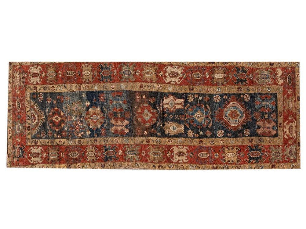 Vintage Tribal Bakshaish Rug, 4x10