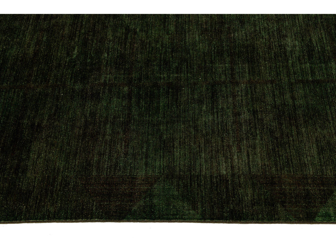 Modern Overdyed Wool Rug 9 X 11